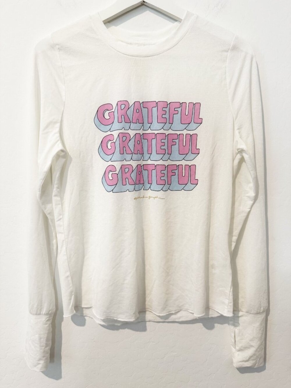 NWT Spiritual Gangster Grateful Long Sleeve Athletic Top Athleisure New Medium